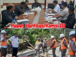 Komisi III DPRD TTS Meragukan PeKerjaan Ruas Jalan Fatumnutu-Bonle’u Diselesaikan Tepat Waktu